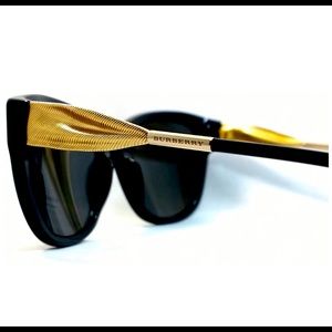 BURBERRY Black Cat eye Womens Sunglasses